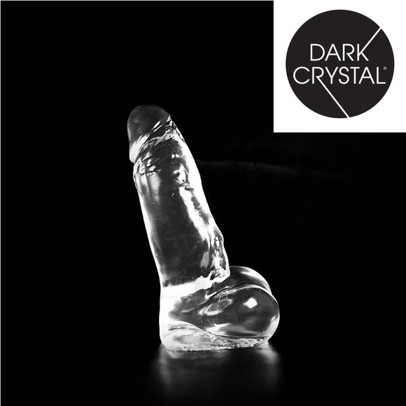 Dark Crystal Clear 19 – Realistischer Dildo 23,5 cm Sicher