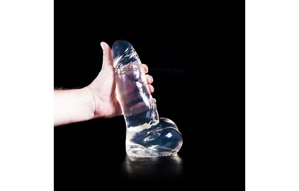 Dark Crystal Clear 19 – Realistic Dildo 23.5 cm Safe
