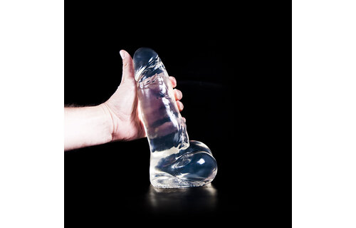 Dark Crystal Clear 19 – Realistic Dildo 23.5 cm Safe