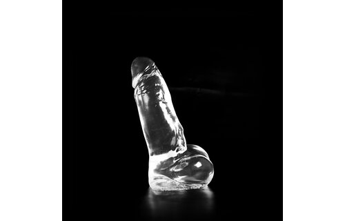 Dark Crystal Clear 19 – Realistische Dildo 23,5 cm Veilig