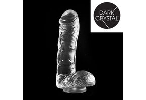 Dark Crystal Clear Dildo 26 cm – Sicher, glatt und intensives Vergnügen