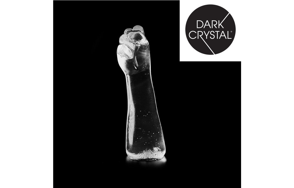 Dark Crystal Clear Dildo 29 cm – Texture & Safe Pleasure