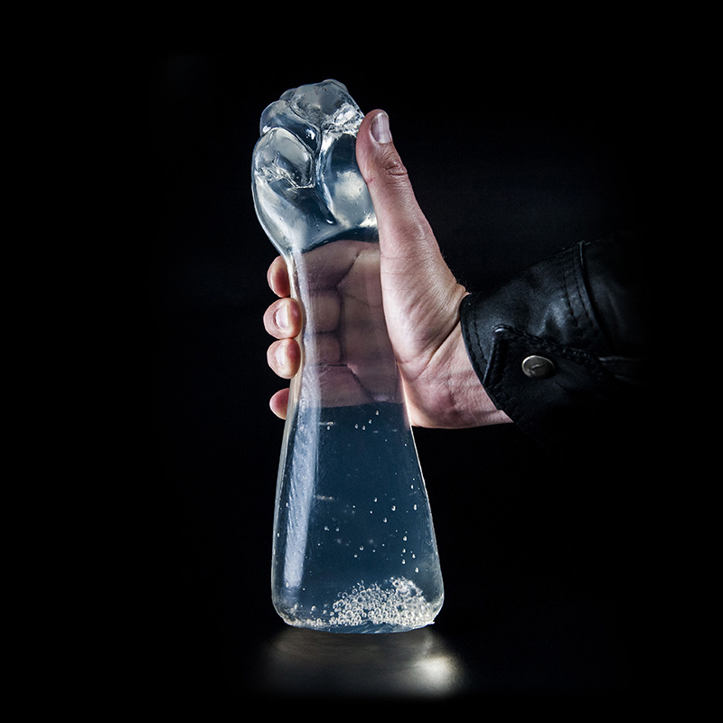 Dark Crystal Clear Dildo 29 cm – Textuur & Veilig Genot