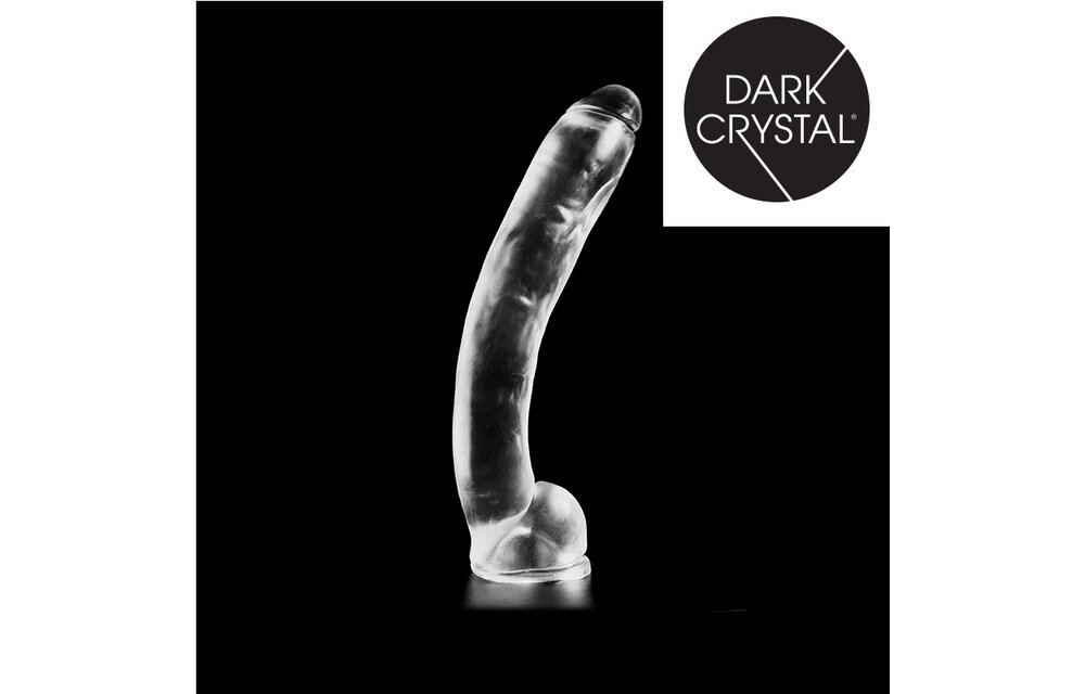 Dark Crystal Clear Dildo 37,5 cm – Slank, Glad & Veilig