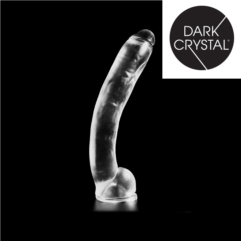 Dark Crystal Clear Dildo 37,5 cm – Slank, Glad & Veilig