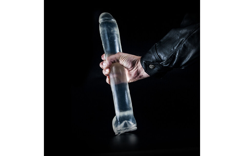 Dark Crystal Clear Dildo 37.5 cm – Slim, Smooth & Safe