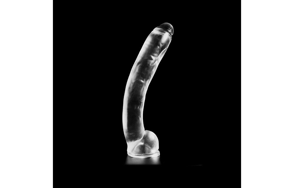 Dark Crystal Clear Dildo 37.5 cm – Slim, Smooth & Safe