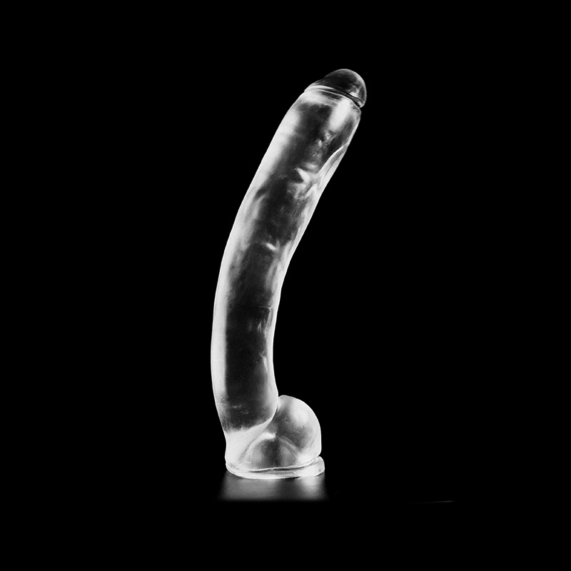 Dark Crystal Clear Dildo 37.5 cm – Slim, Smooth & Safe
