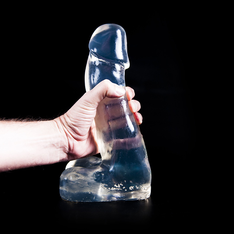 Dark Crystal Clear Dildo 25 cm – Safe & Realistic