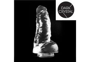 Dark Crystal Clear Dildo 25,5 cm – Glatte, sichere Stimulation