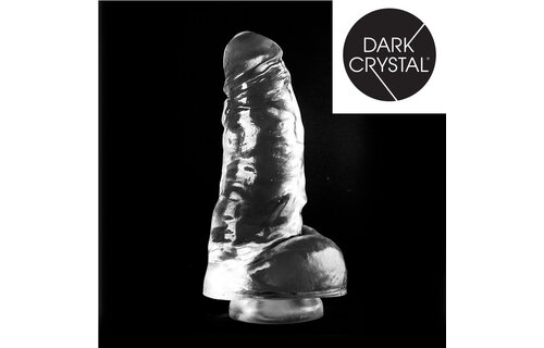 Dark Crystal Clear Dildo 25,5 cm – Glatte, sichere Stimulation