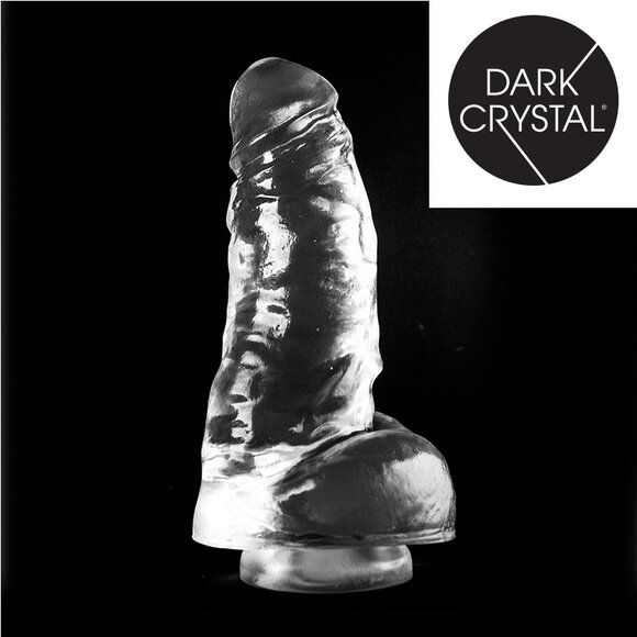 Dark Crystal Clear Dildo 25,5 cm – Gladde, Veilige Stimulatie