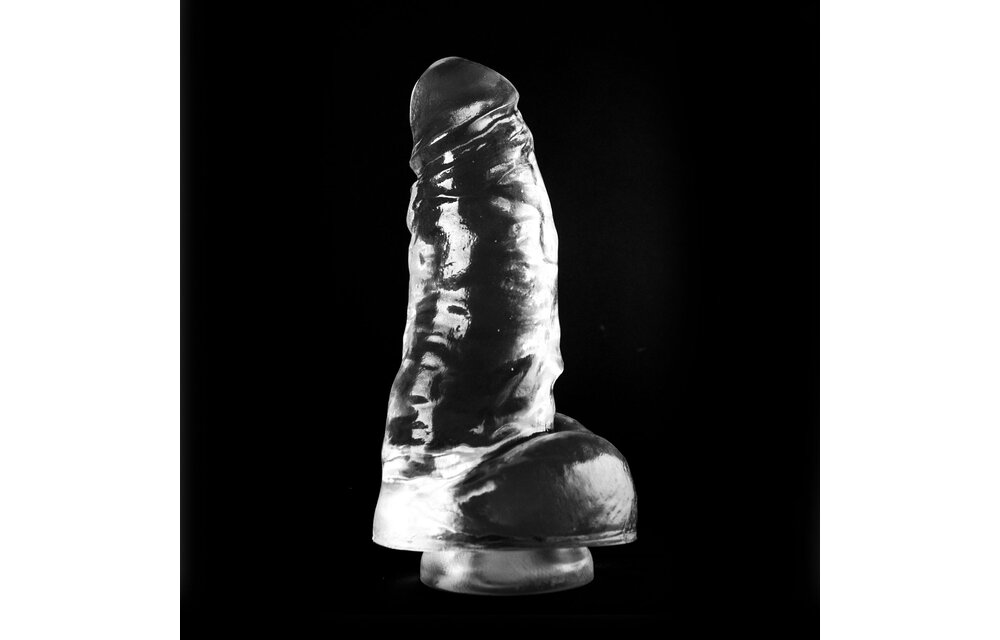 Dark Crystal Clear Dildo 25.5 cm – Smooth, Safe Stimulation
