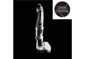 Dark Crystal Clear Dildo 36,5 cm – Sicher & dehnbar für Analverkehr
