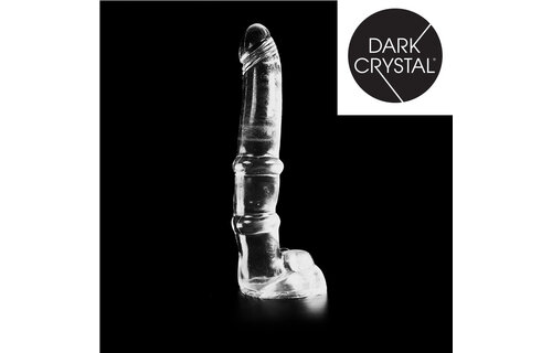 Dark Crystal Clear Dildo 36,5 cm – Sicher & dehnbar für Analverkehr