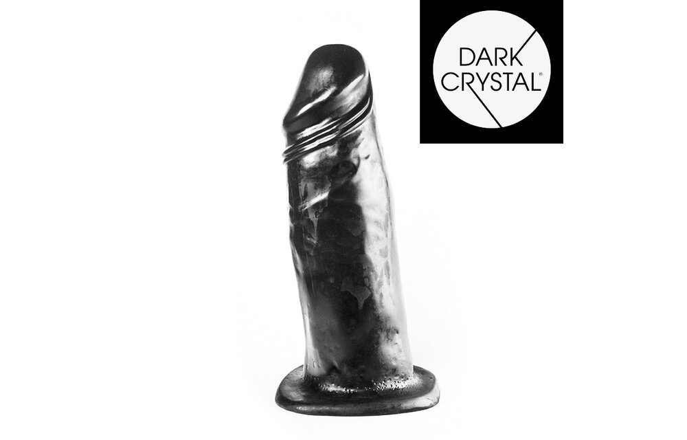Dark Crystal Black Dildo 85 mm - 25 cm Stevig & Veilig Genot
