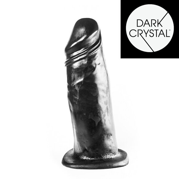 Dark Crystal Black Dildo 85 mm - 25 cm Stevig & Veilig Genot