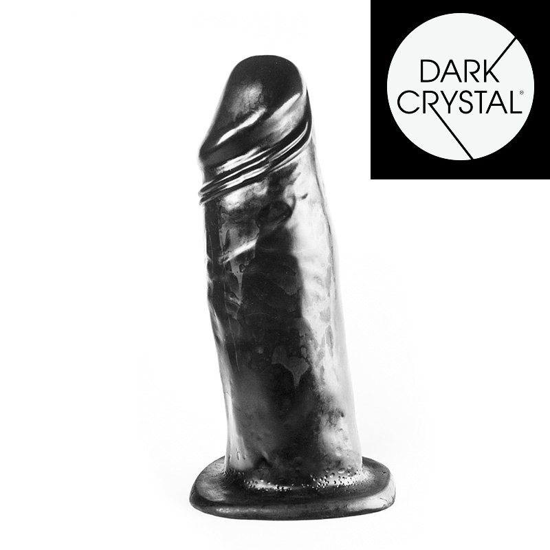 Dark Crystal Black Dildo 85 mm - 25 cm Stevig & Veilig Genot