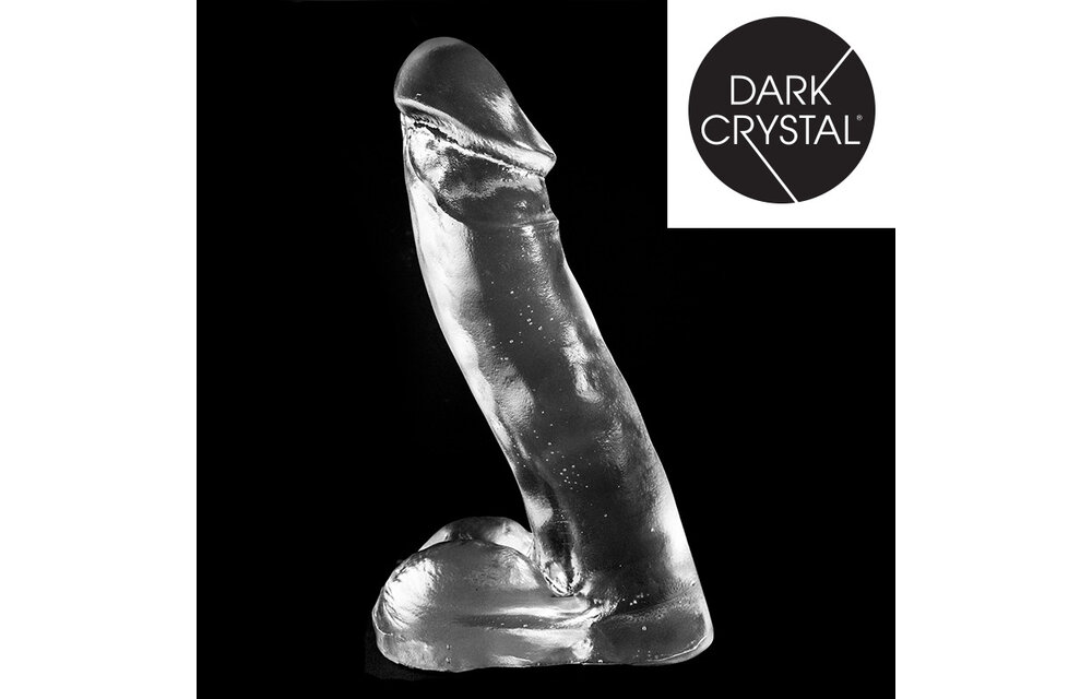 Dark Crystal Clear Butt Plug Medium 38 cm – Safe & Comfortable