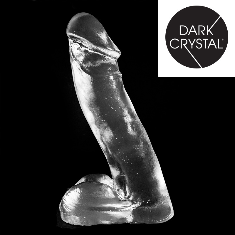 Dark Crystal Clear Butt Plug Medium 38 cm – Safe & Comfortable