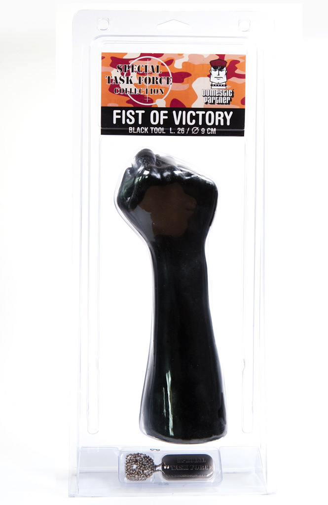 Fist Of Victory Schwarz 26 cm – Realistischer Faustdildo, sicher
