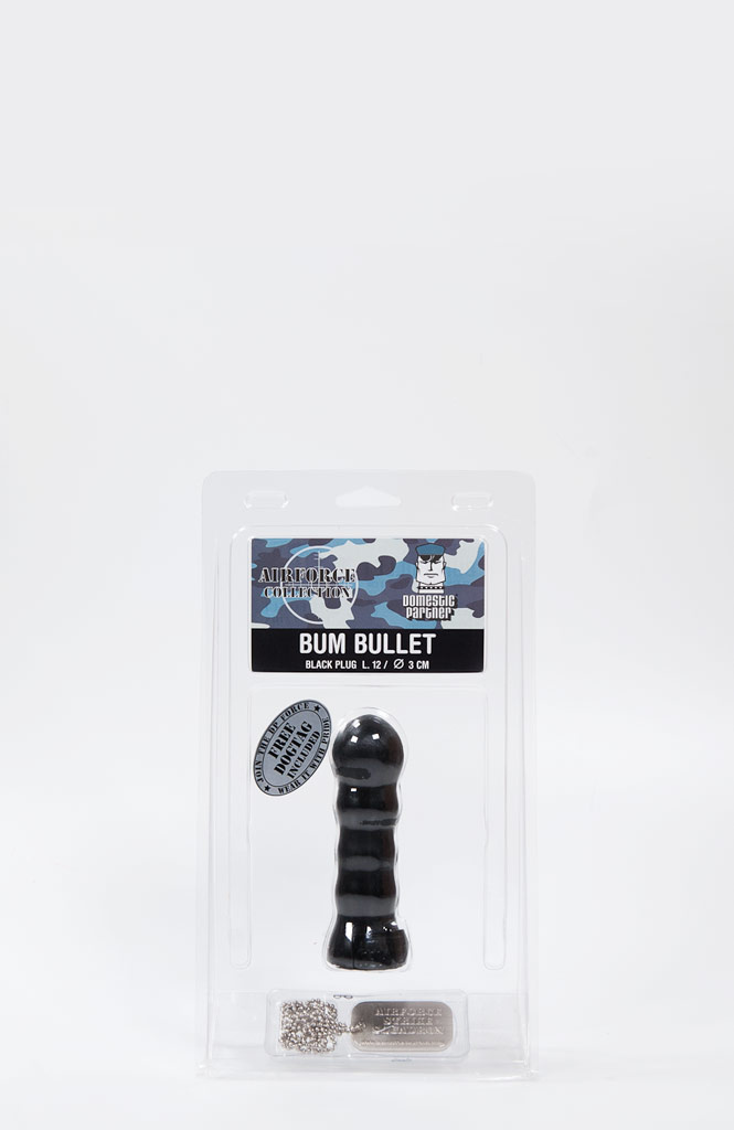 Bum Bullet Schwarz 12 cm – Bequemer mittelgroßer Analplug