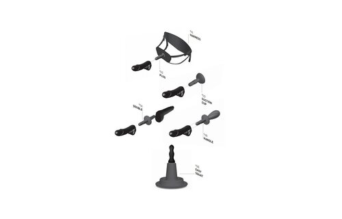 Hung System XXX Black Dildo 25 cm – Extra dick & sicher Europa