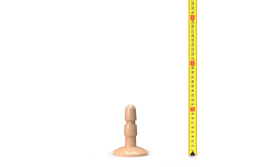 Hung System Suction Cup Plug Flesh 85g – Safe & Comfortable