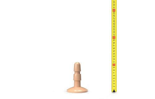 Hung System Suction Cup Plug Flesh 85g – Safe & Comfortable