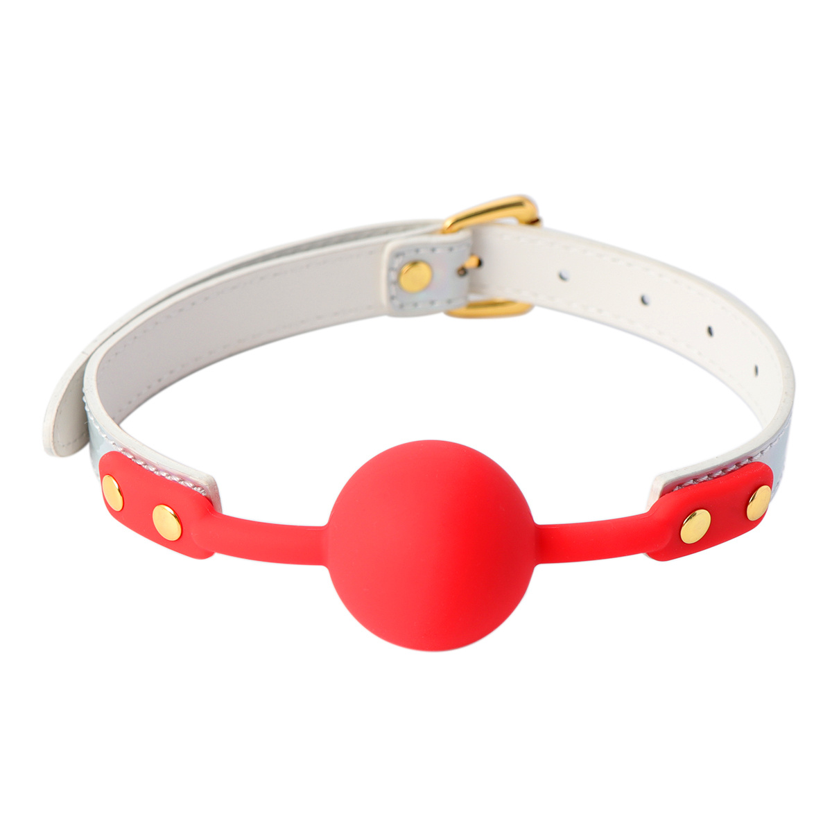 Summertime Ball Gag White Neon – Elegant, Comfortable & Stylish