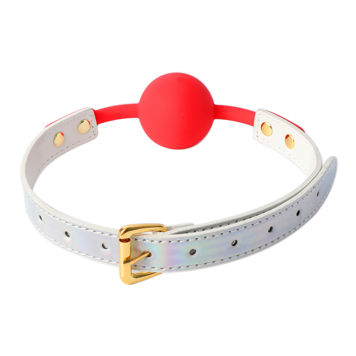 Summertime Ball Gag Wit Neon – Elegant, Comfortabel & Stijlvol