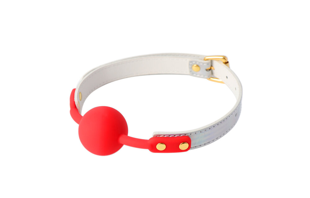 Summertime Ball Gag Wit Neon – Elegant, Comfortabel & Stijlvol