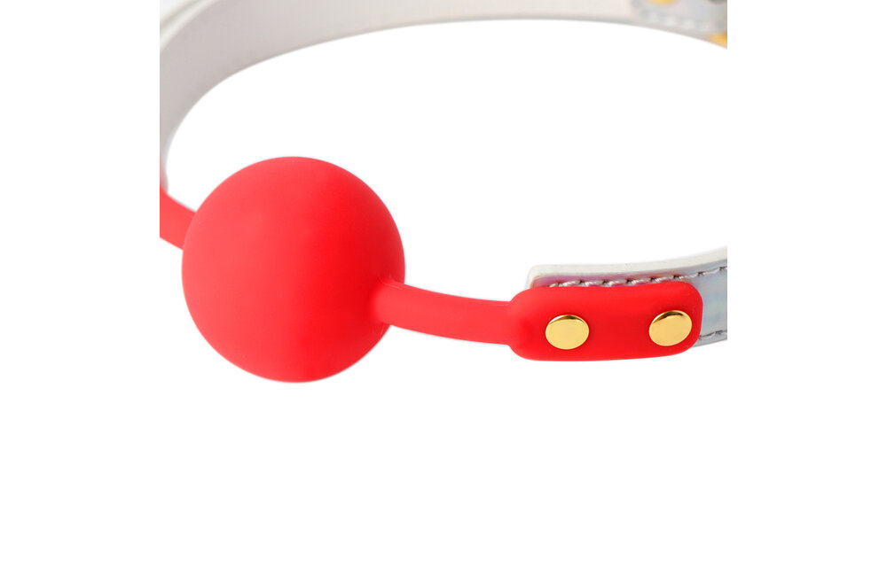 Summertime Ball Gag Wit Neon – Elegant, Comfortabel & Stijlvol