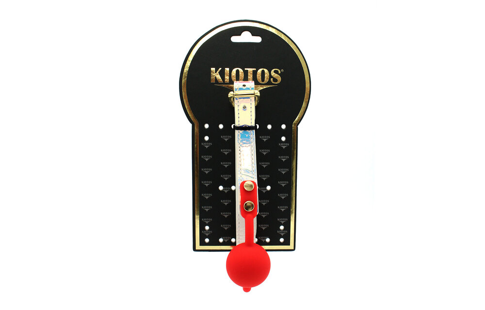 Summertime Ball Gag White Neon – Elegant, Comfortable & Stylish