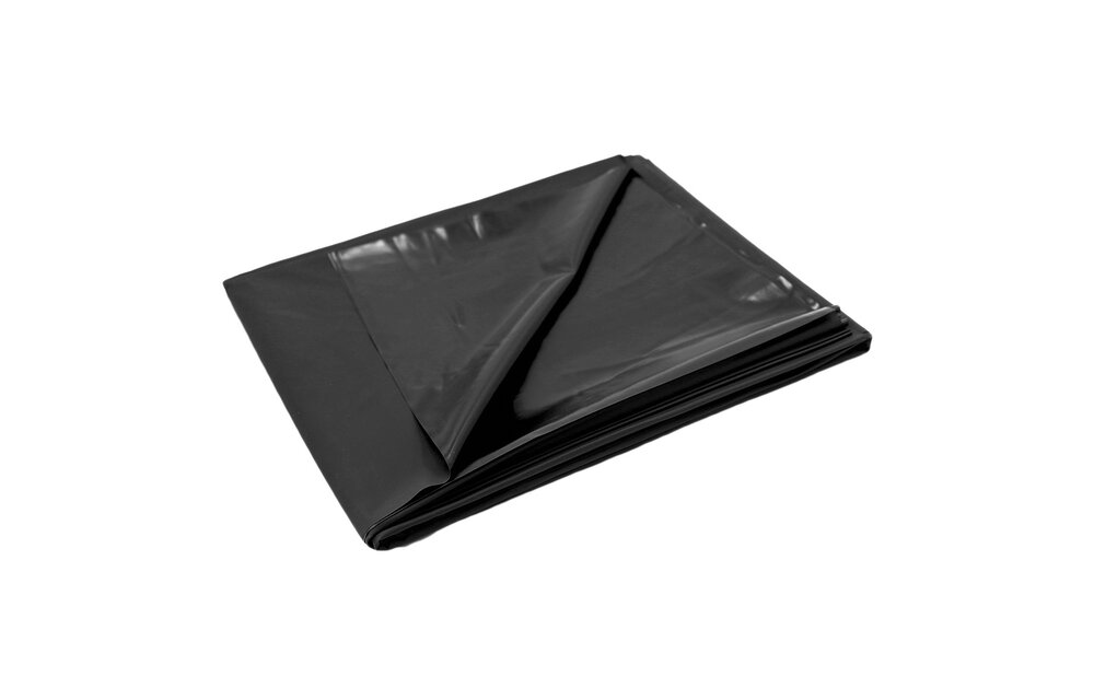 Thin Black PVC Cover 220x130 cm | Water-repellent Bed Protection