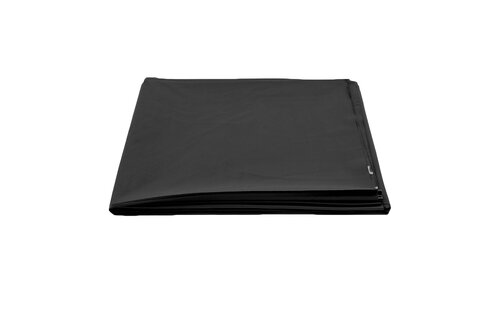 Dünne schwarze PVC-Hülle 220 x 130 cm | Wasserabweisender Bettschutz