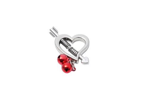 Heart-Shaped Spring Clamps for Nipples | Playful & Romantic Pleasure