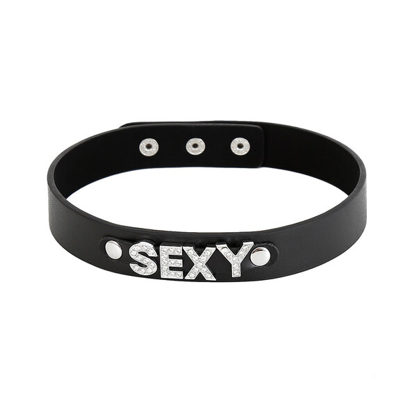 Sexy Halsband PVC | Elegantes & verstellbares Accessoire 35-44 cm