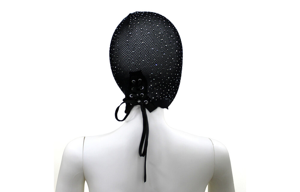 Lace Hood with Diamonds | Sensual & Glamorous Accessory