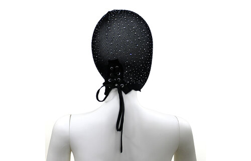 Lace Hood with Diamonds | Sensual & Glamorous Accessory