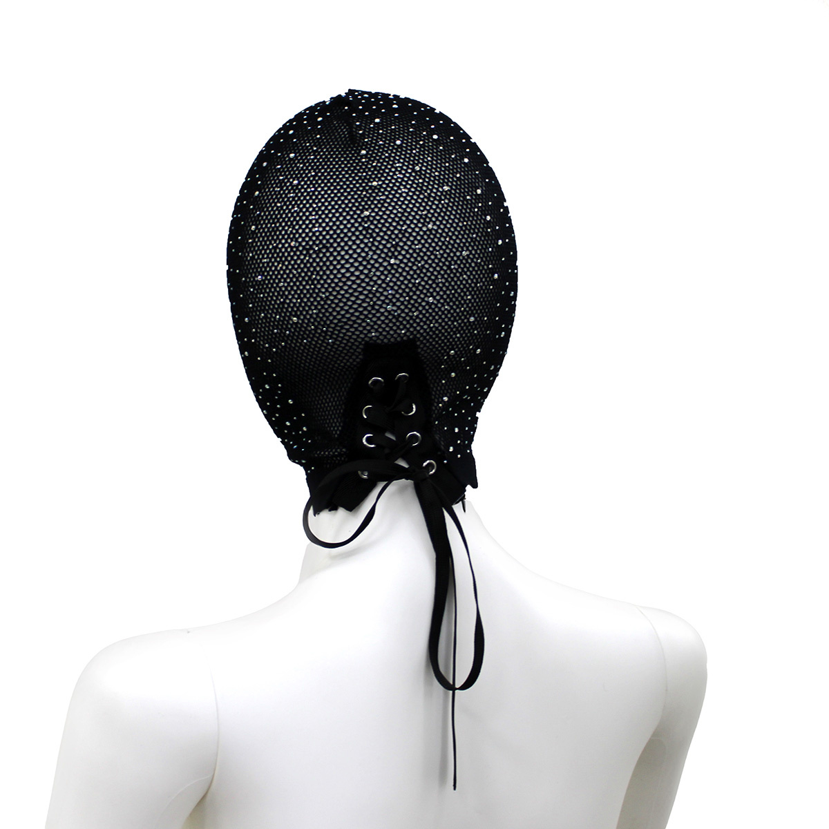 Lace Hood with Diamonds | Sensual & Glamorous Accessory