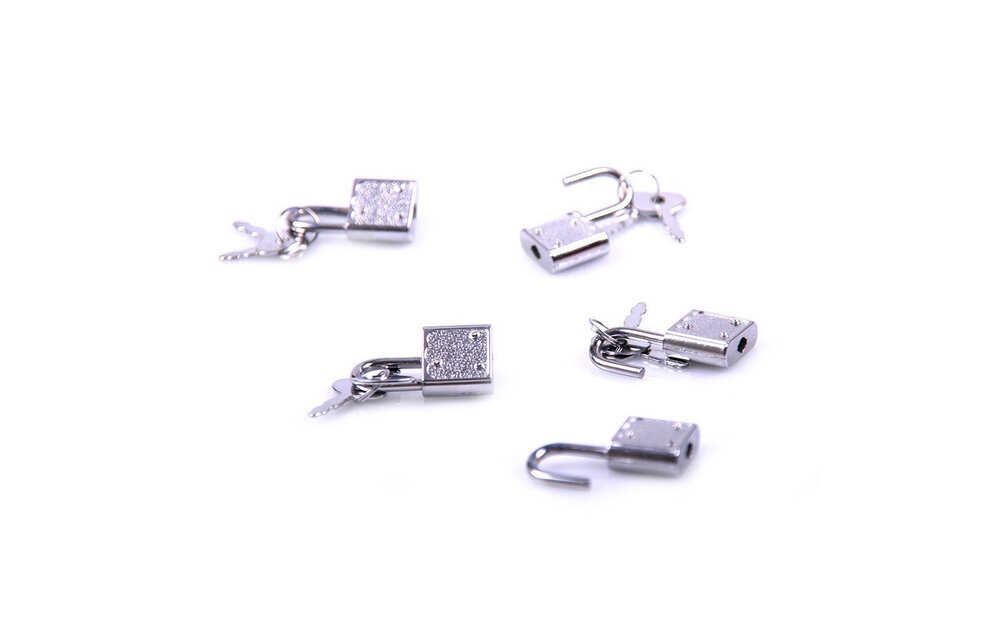 Set of 5 Kiotos BDSM Padlocks with Keys – Secure & Strong