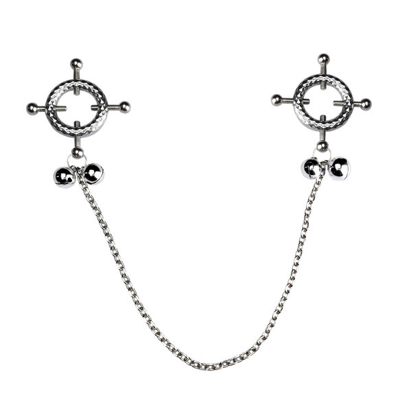 Round Nipple Clamps with Bells | Elegant & Adjustable