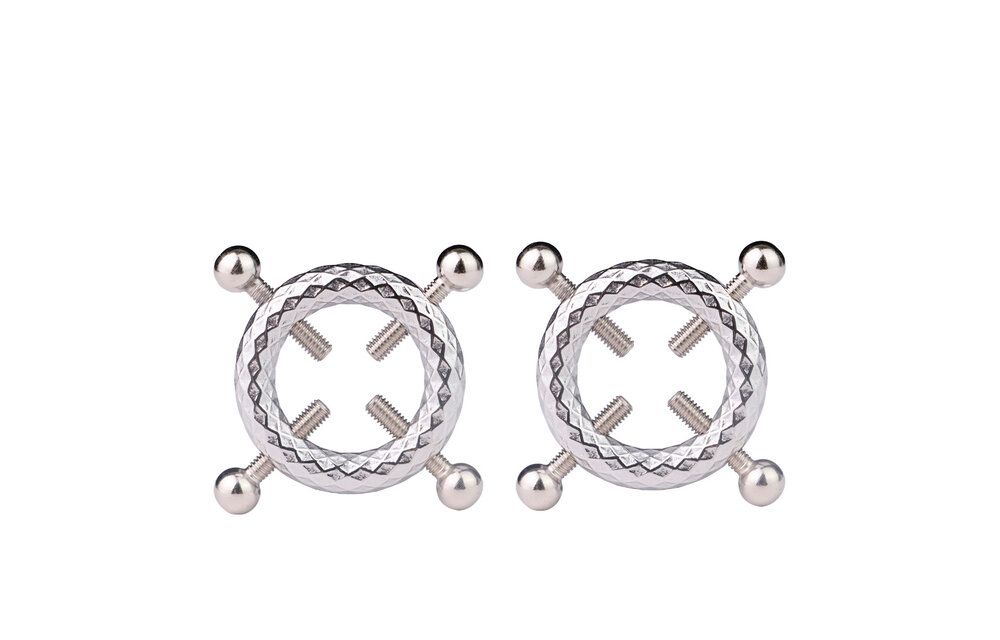 Round Nipple Clamps with Bells | Elegant & Adjustable