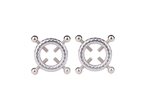 Round Nipple Clamps with Bells | Elegant & Adjustable