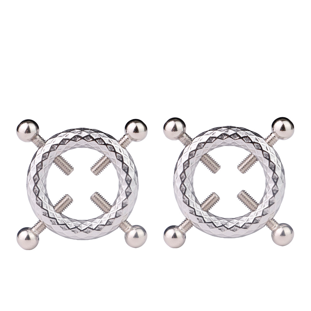 Round Nipple Clamps with Bells | Elegant & Adjustable