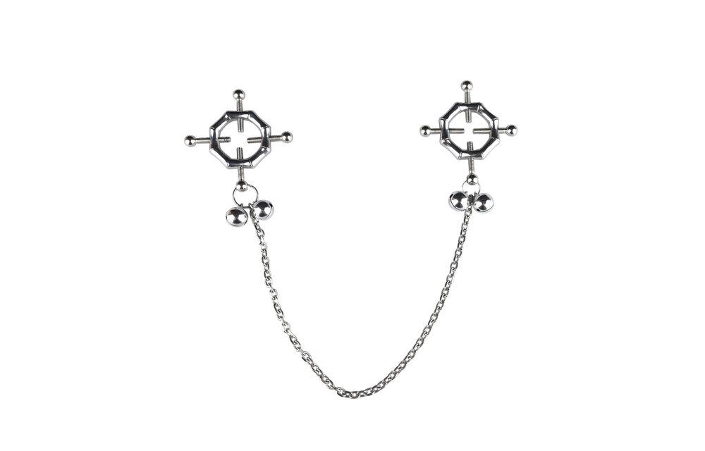 Buy hexagonal adjustable nipple clamps with bells