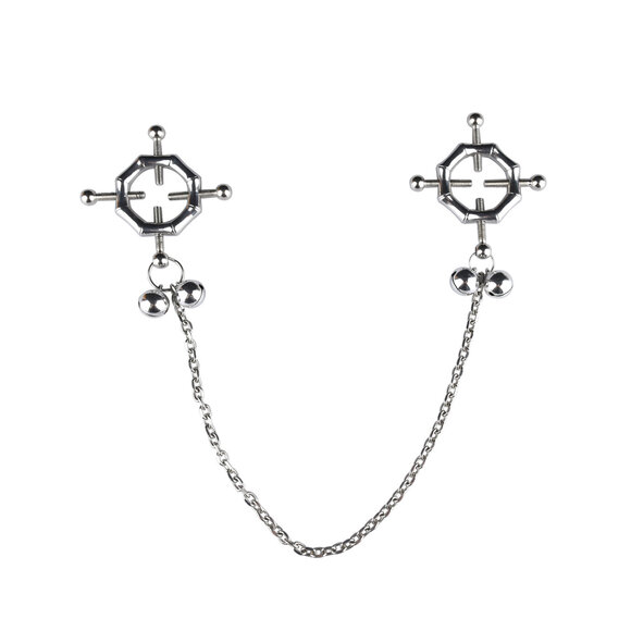 Buy hexagonal adjustable nipple clamps with bells