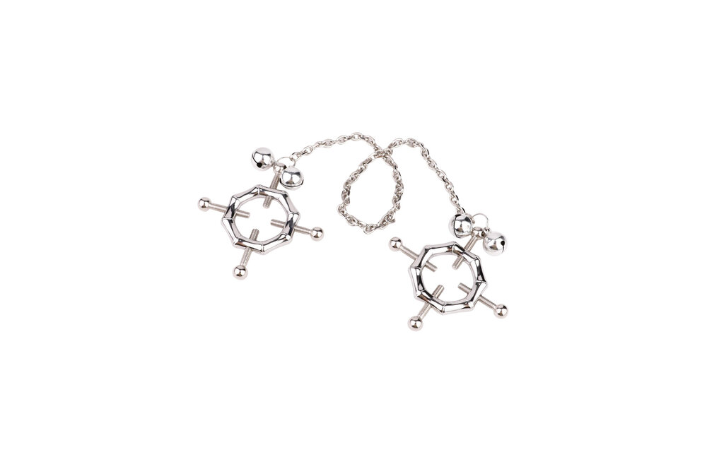Buy hexagonal adjustable nipple clamps with bells