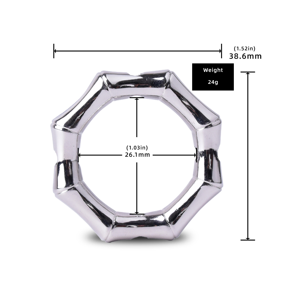 Buy hexagonal adjustable nipple clamps with bells